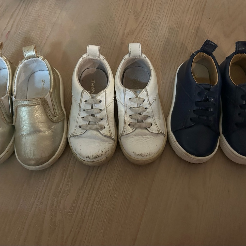 Three pairs of Freshly Picked sneakers